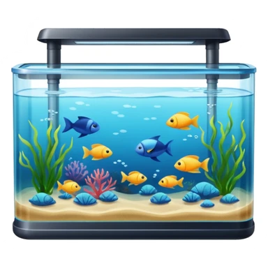 A big long rectangular Aquarium sticker