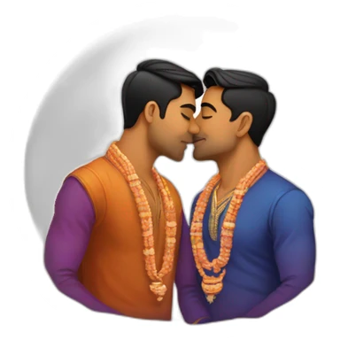 indian-gay-men-kissing sticker