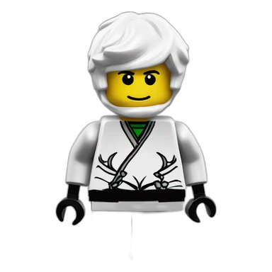 Lego ninjago white sticker