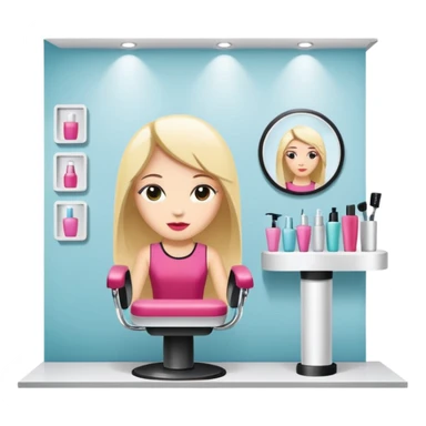 Beauty salon named Ten’s Beauty  sticker