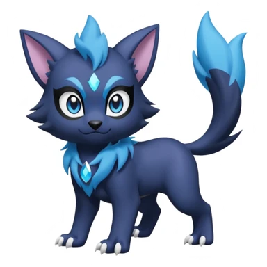 Luxray-Absol-Noibat-Dewott-fusion sticker