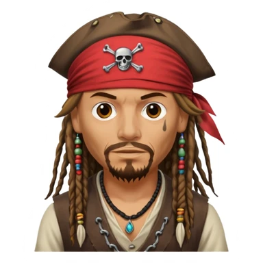 Real Jack Sparrow sticker