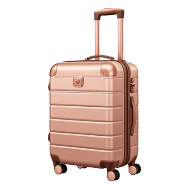 rose gold luggage  sticker