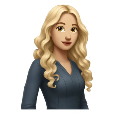 Fancy white girl walking around a museum  sticker