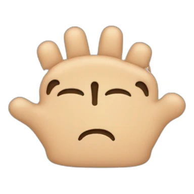 face palm in head sticker