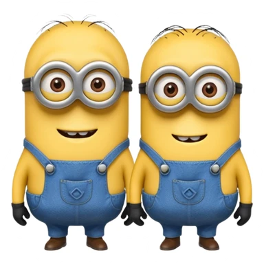 minions, animal skin cloth sticker