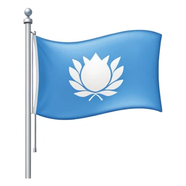 une emoticone avec un drapeau à la couleur de l'entreprise SAP sticker