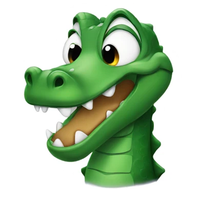 Alligator with tears sticker