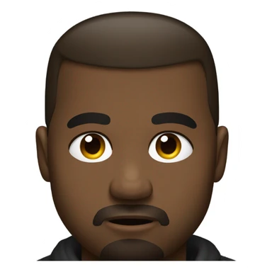 Kanye west with one eyebrow up sticker