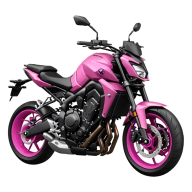 Yamaha mt09 rosada  sticker