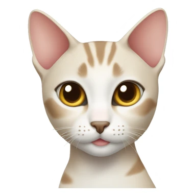 Oriental short hair cat sticker