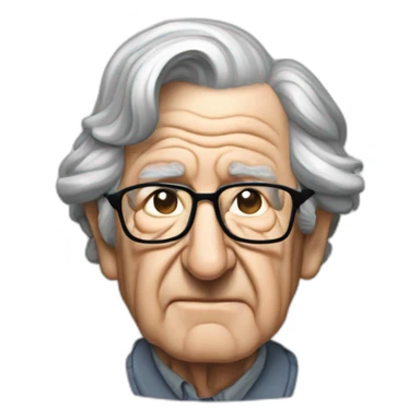 noam-chomsky-free-palestine sticker