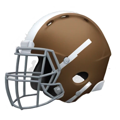 Football helmet full of cottage cheese sticker