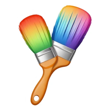 hair dye brush sticker