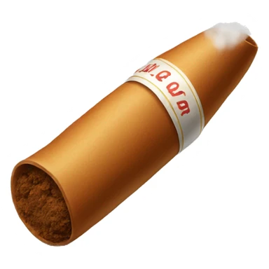 a bag of flour smokes a cigar sticker