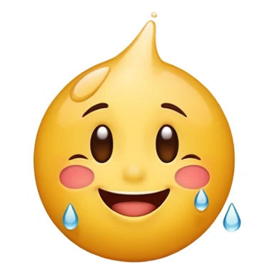 Make a funny emoji but like they are dying of laughter and make it relatable  sticker