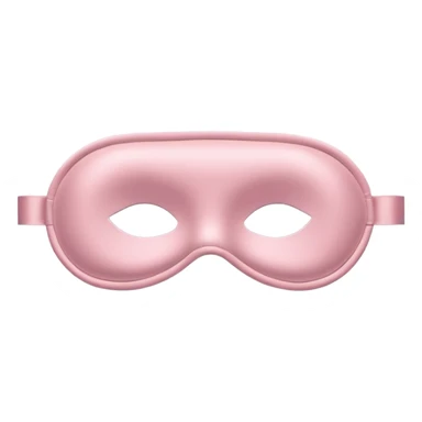 Powder pink sleep mask satin  sticker