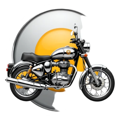Royal Enfield logo sticker