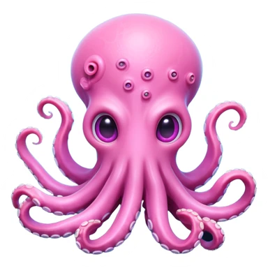 tentacle alien character, octopus-like face, soft glowing skin, alien biology design, cute but weird vibe, 3D cartoon, mobile game icon style, clean background, no text, no watermark
 sticker