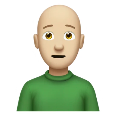 Baldi from baldis basics sticker