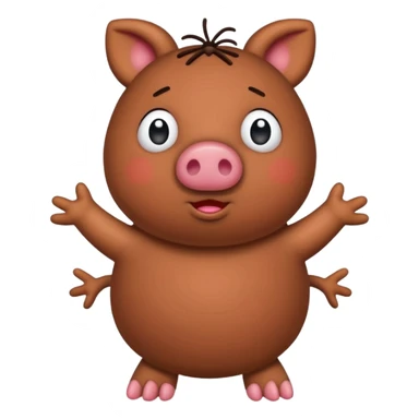 pepa pig kaka gedaan sticker