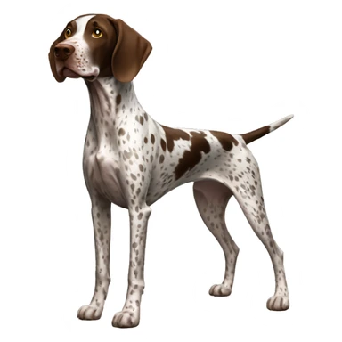 German Shorthaired Pointer Dog Breed Full Body sticker