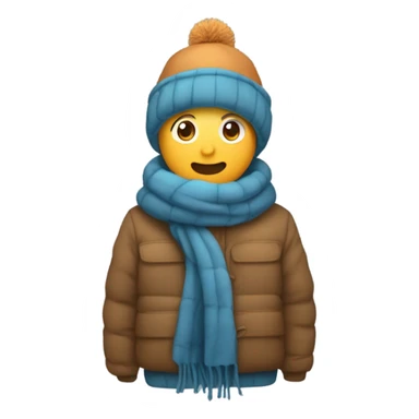 Freezing cold out for a walk sticker