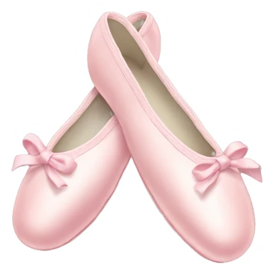 pastel pink ballet shoes sticker