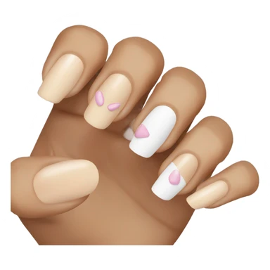 french tip nails sticker