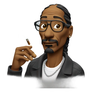 snoop dog smoking sticker