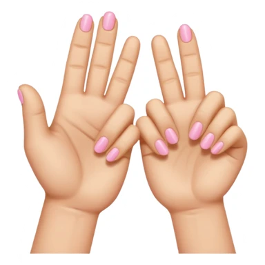 Pinky promise emoji sticker