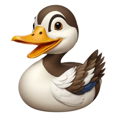 LAUGHING duck sticker