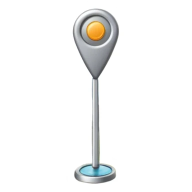 gps locater pin on west coast nz terrain map sticker