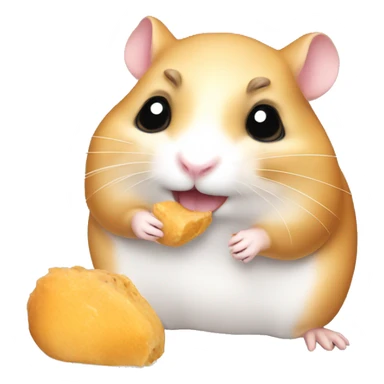 hamster eat sticker