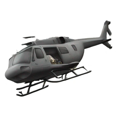 helicopter flying over a destroyed city  sticker