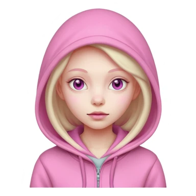 PINK ALIEN GIRL WEARING HOODIES



















 sticker