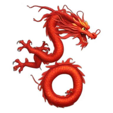Red-Chinese-dragon sticker