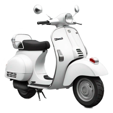 vespa white cute sticker