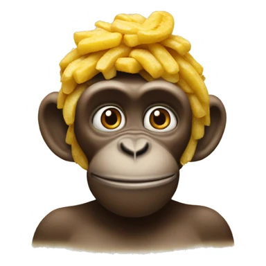 Monkey im Mac donalds ordering mc banan sticker