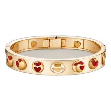 cartier love bracelet Gold sticker