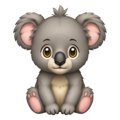 Half koala bear and half lion baby 🐨🦁 sticker