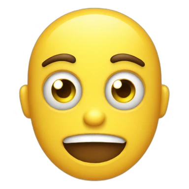 distracted smiley sticker