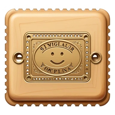 A singular Stamp is a small piece of paper or adhesive material used as evidence of payment for postage, often decorative sticker