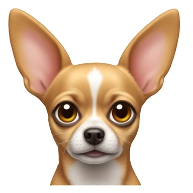 chihuahua with bunny ears sticker