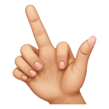 Orta parmak çeken emoji  sticker