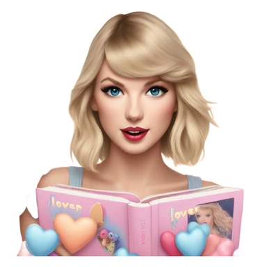 taylor swift lover album sticker