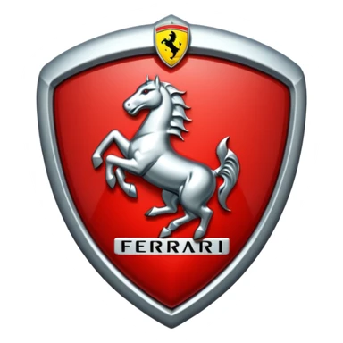 Ferrari badge sticker