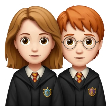 Harry Potter, Hermione Granger, Ron Weasley sticker