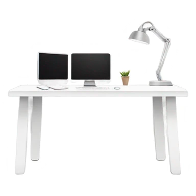 minimalist-clean-work-desk-with-white-wood-colorway-front-view sticker