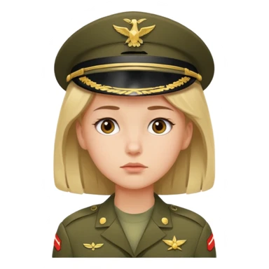 the girl thinks about the guy who is in the army sticker
